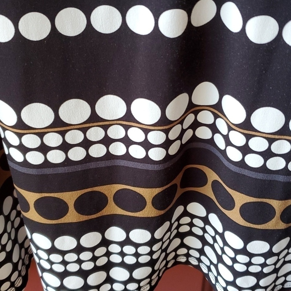 Charter Club woman black & white striped top size 2X - Picture 6 of 9